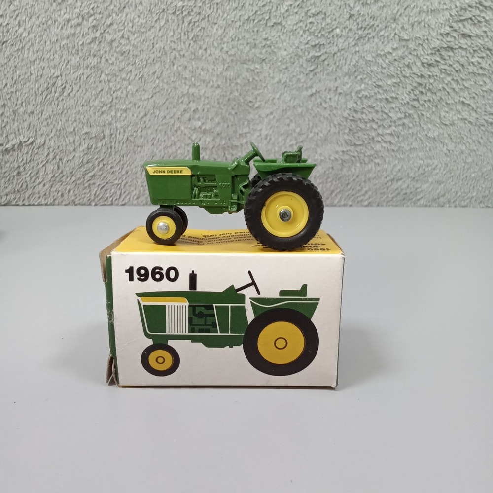 John Deere 4010 Row-Crop Tractor‎ 1960 Diecast 1/64 Scale Model Ertl with Box